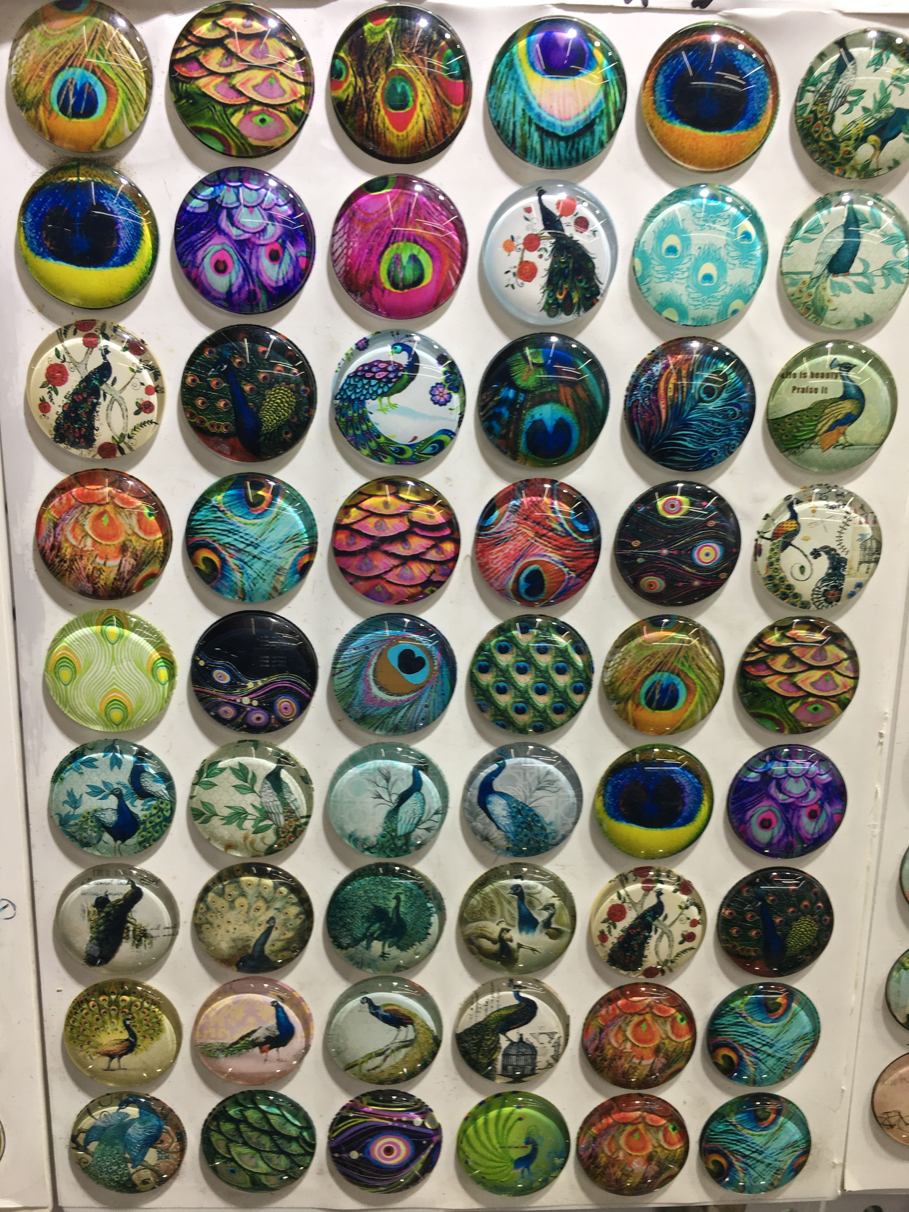 Glass texture new personality time gem