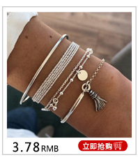 Cross-Border New Arrival Bracelet Simple Personality Diamond Ethnic Style 7-Piece Bracelet Graceful and Fashionable Pendant Women's Bracelet
