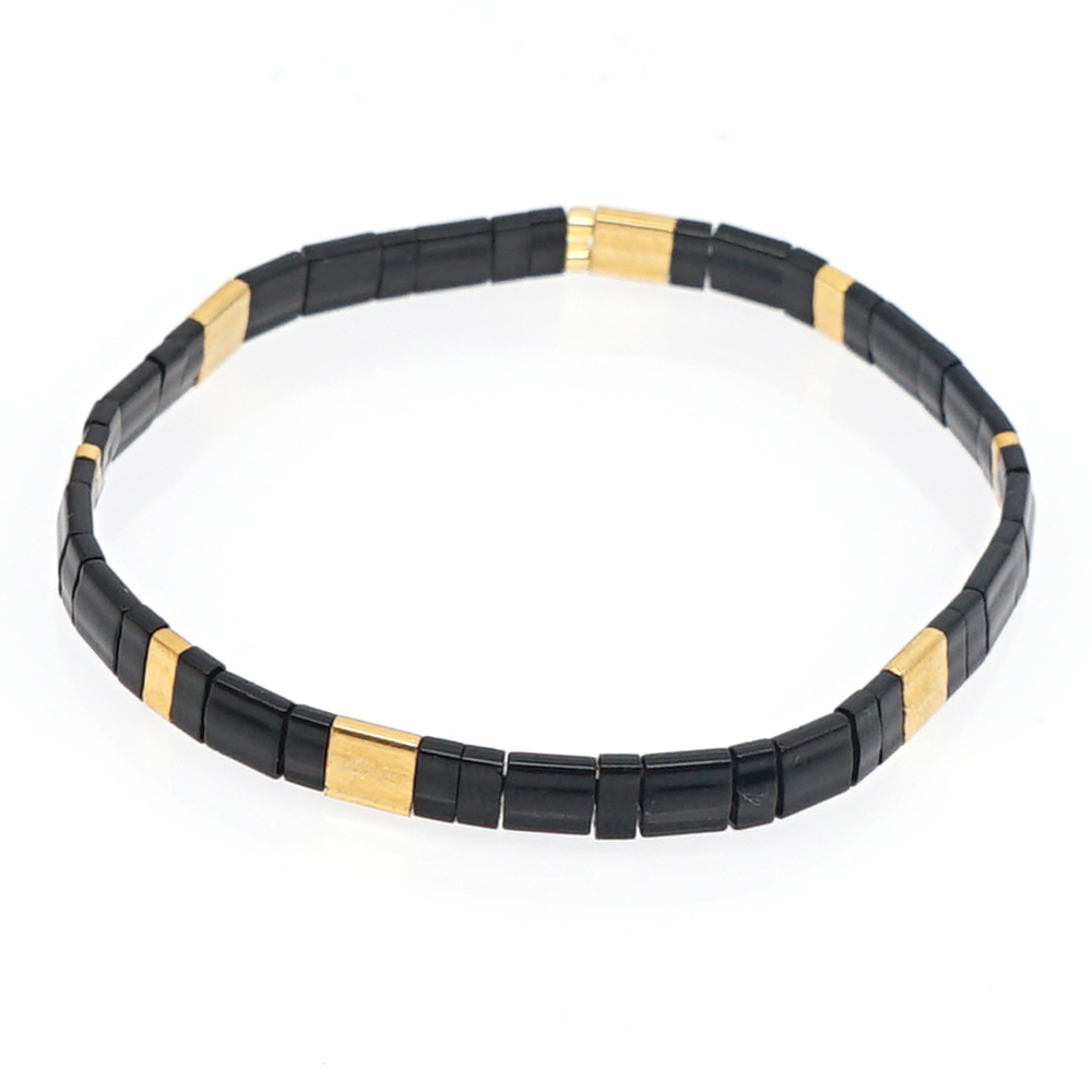 2021 Simple Fashion Tila Beads Woven Beads Bracelet Women's Multi-Layer Twin Bohemian Ethnic Style Hand Jewelry