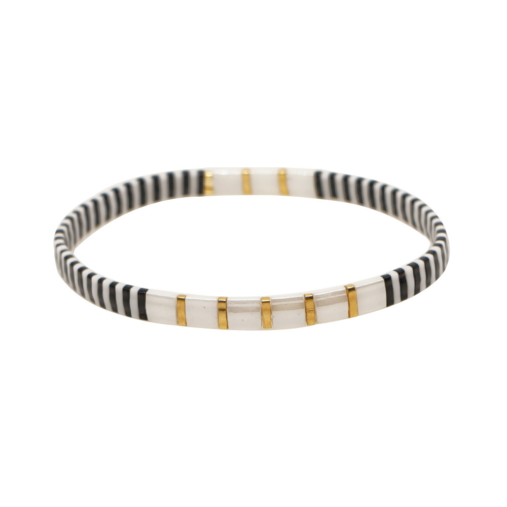 2021 Simple Fashion Tila Beads Woven Beads Bracelet Women's Multi-Layer Twin Bohemian Ethnic Style Hand Jewelry