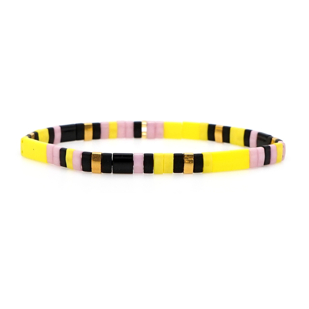2021 Simple Fashion Tila Beads Woven Beads Bracelet Women's Multi-Layer Twin Bohemian Ethnic Style Hand Jewelry