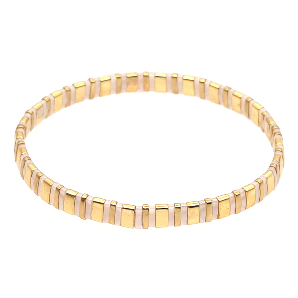 2021 Simple Fashion Tila Beads Woven Beads Bracelet Women's Multi-Layer Twin Bohemian Ethnic Style Hand Jewelry