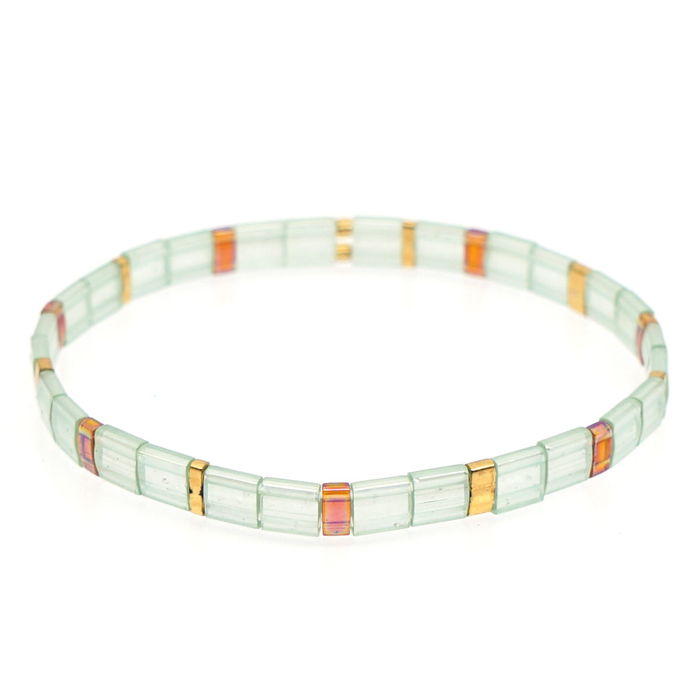 2021 Simple Fashion Tila Beads Woven Beads Bracelet Women's Multi-Layer Twin Bohemian Ethnic Style Hand Jewelry