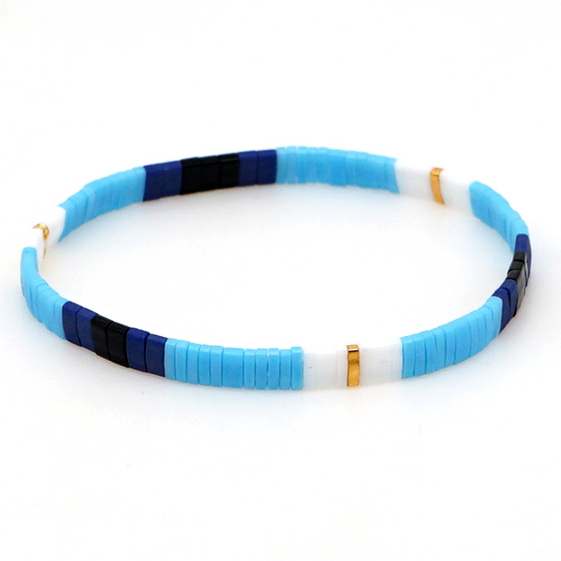 2021 Simple Fashion Tila Beads Woven Beads Bracelet Women's Multi-Layer Twin Bohemian Ethnic Style Hand Jewelry