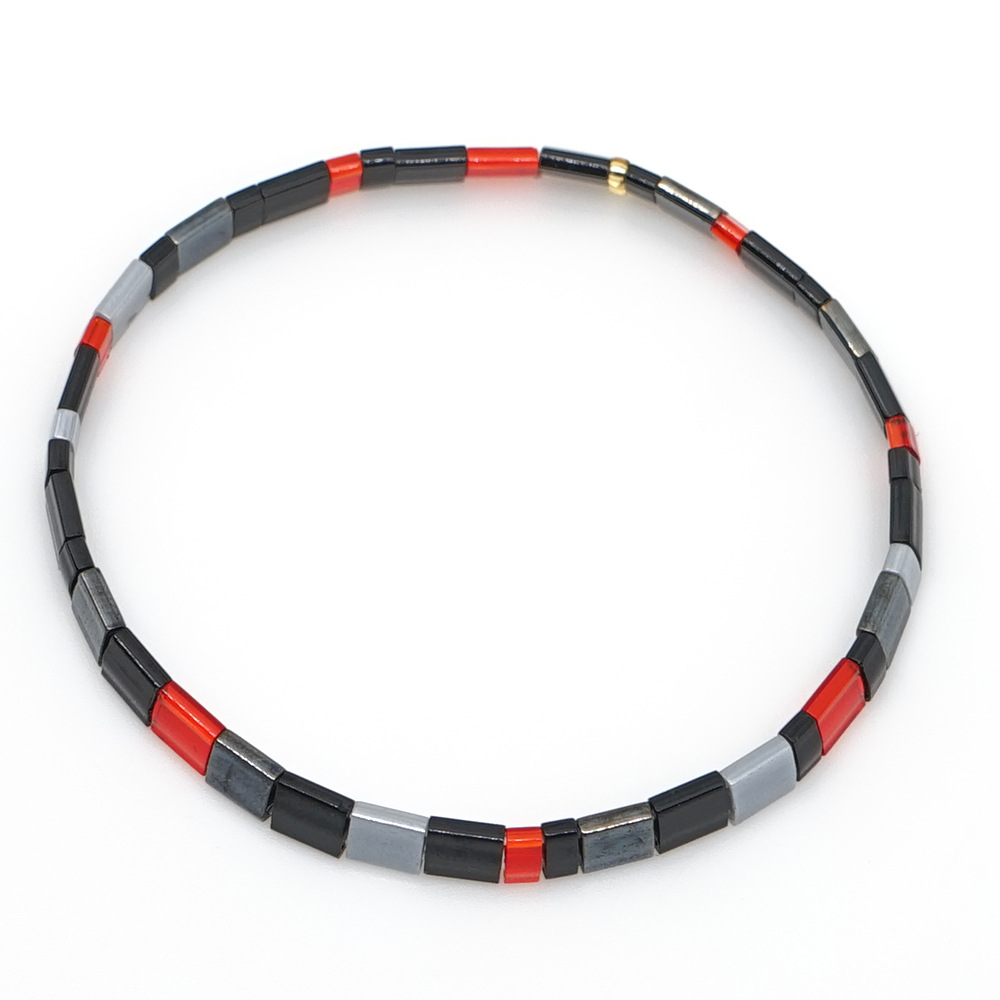 2021 Simple Fashion Tila Beads Woven Beads Bracelet Women's Multi-Layer Twin Bohemian Ethnic Style Hand Jewelry