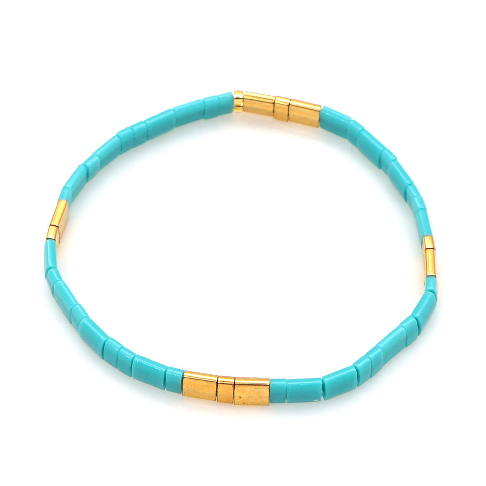 2021 Simple Fashion Tila Beads Woven Beads Bracelet Women's Multi-Layer Twin Bohemian Ethnic Style Hand Jewelry