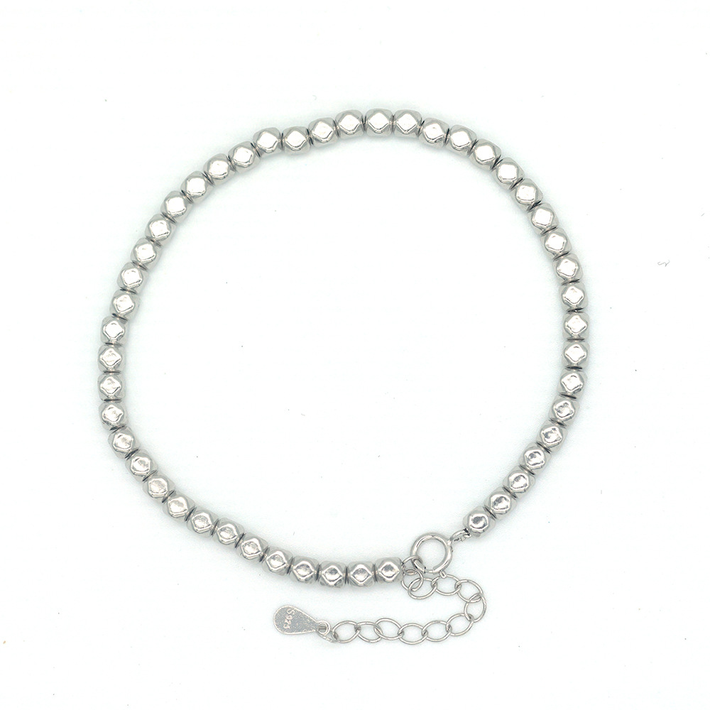 Tiger Year Small Pieces of Silver Bracelet Design Sense Niche Broken Silver Several Two Silver Birth Year Bracelet Female Wholesale Gift Ethnic Style
