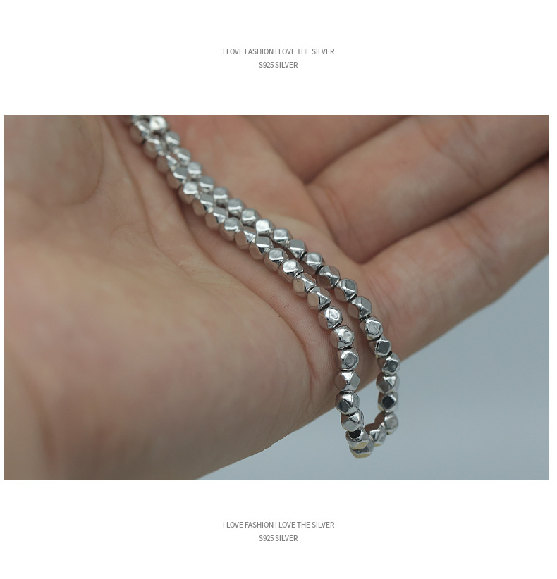Tiger Year Small Pieces of Silver Bracelet Design Sense Niche Broken Silver Several Two Silver Birth Year Bracelet Female Wholesale Gift Ethnic Style