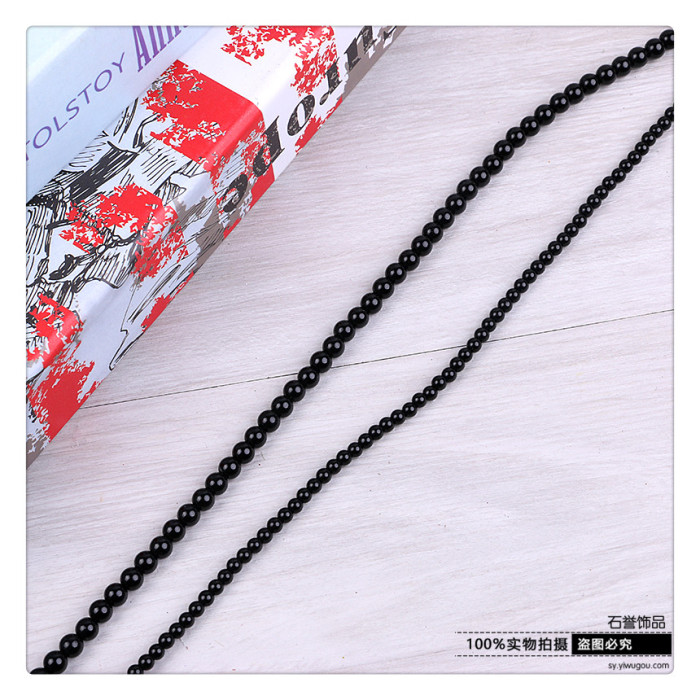 Black K9 imitation black agate beads semi-finished beads diy bracelet accessories accessories Black K9 imitation black agate beads semi-finished beads diy bracelet accessories accessories