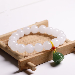 Black Red Agate round Beads Semi-Finished Products for Men and Women Fresh Simple Fashion Elegant DIY Ornament