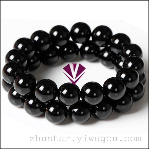 Natural stone, black agate bracelet, turquoise, amethyst, opal Natural stone, black agate bracelet, turquoise, amethyst, opal