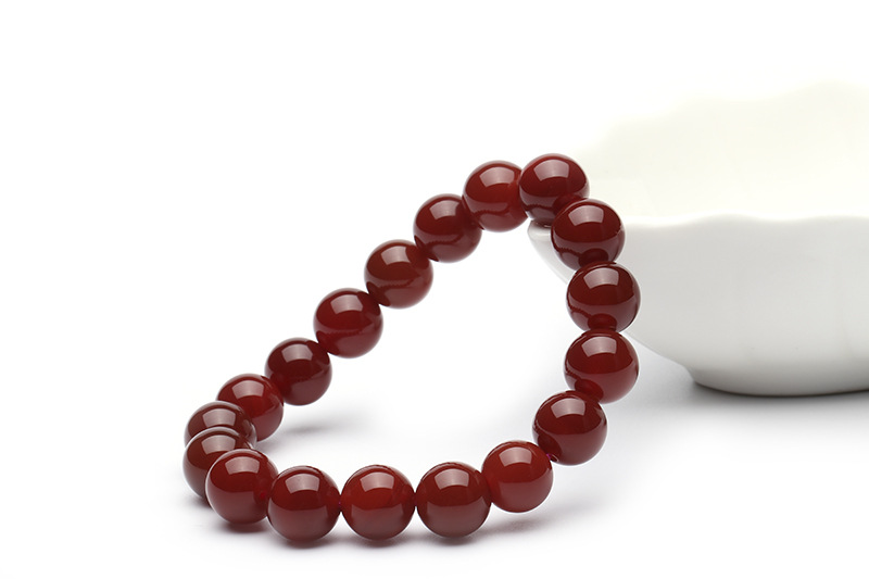 Natural Red Agate Bracelet Girl Couple Fashion Ornament Black Red Crystal Gem Birth Year Bracelet Bracelet Men Natural Red Agate Bracelet Girl Couple Fashion Ornament Black Red Crystal Gem Birth Year Bracelet Bracelet Men