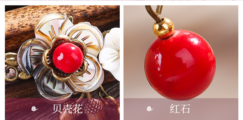 Bells of Ireland Ethnic Style Vintage Bracelet Female Redstone Black Agate Super Fairy Bracelet Bracelet Graceful Mori All-Matching Accessories Bells of Ireland Ethnic Style Vintage Bracelet Female Redstone Black Agate Super Fairy Bracelet Bracelet Graceful Mori All-Matching Accessories