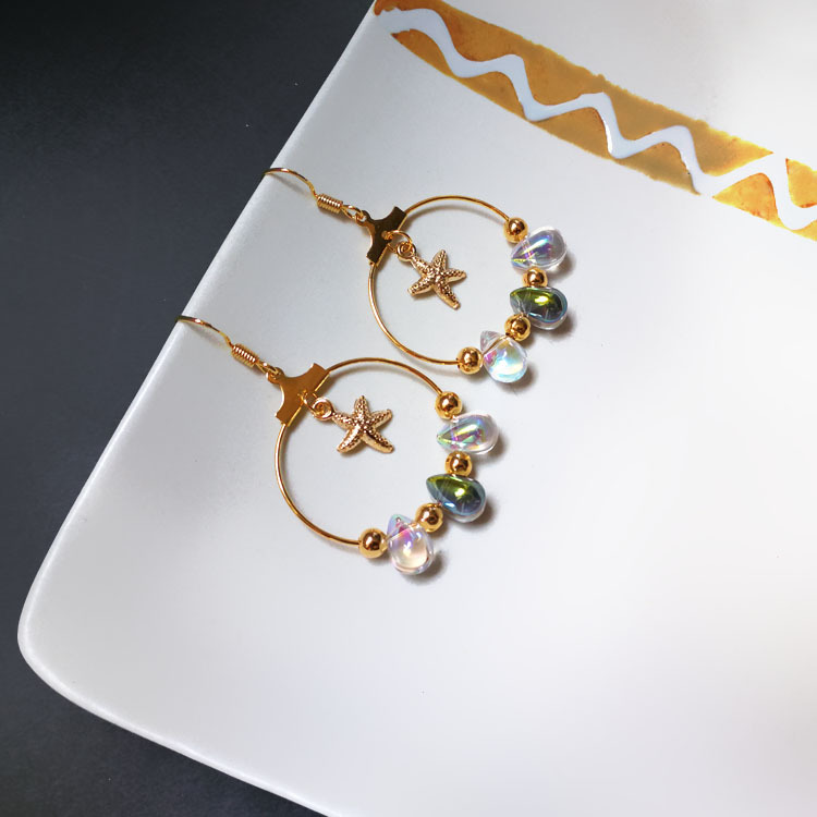 AB Color Water Drop Beads Teardrop Mermaid&#039;s Tears Earrings Earrings Necklace Bracelet Material DIY Handmade Jewelry Accessories