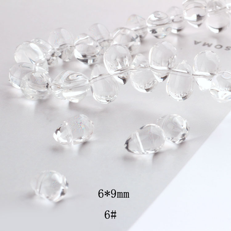 AB Color Water Drop Beads Teardrop Mermaid's Tears Earrings Earrings Necklace Bracelet Material DIY Handmade Jewelry Accessories
