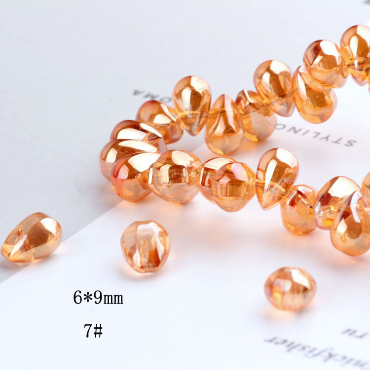 AB Color Water Drop Beads Teardrop Mermaid's Tears Earrings Earrings Necklace Bracelet Material DIY Handmade Jewelry Accessories