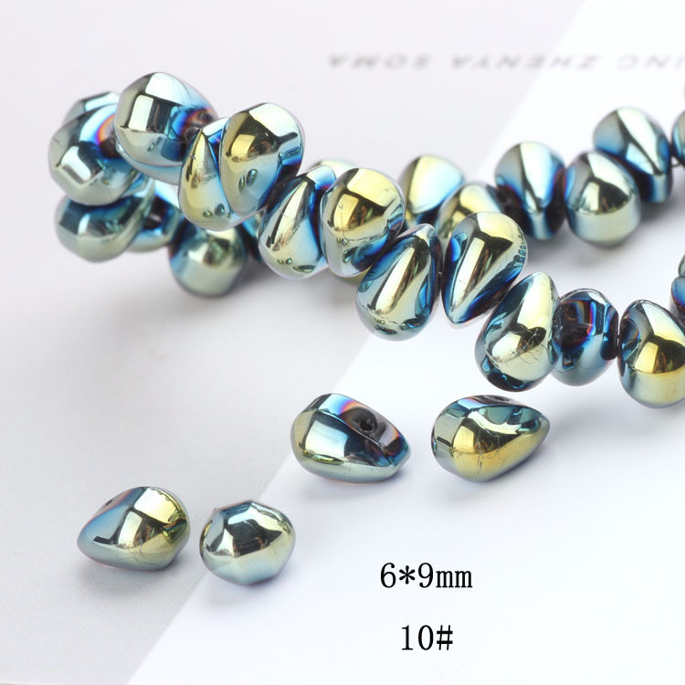 AB Color Water Drop Beads Teardrop Mermaid's Tears Earrings Earrings Necklace Bracelet Material DIY Handmade Jewelry Accessories
