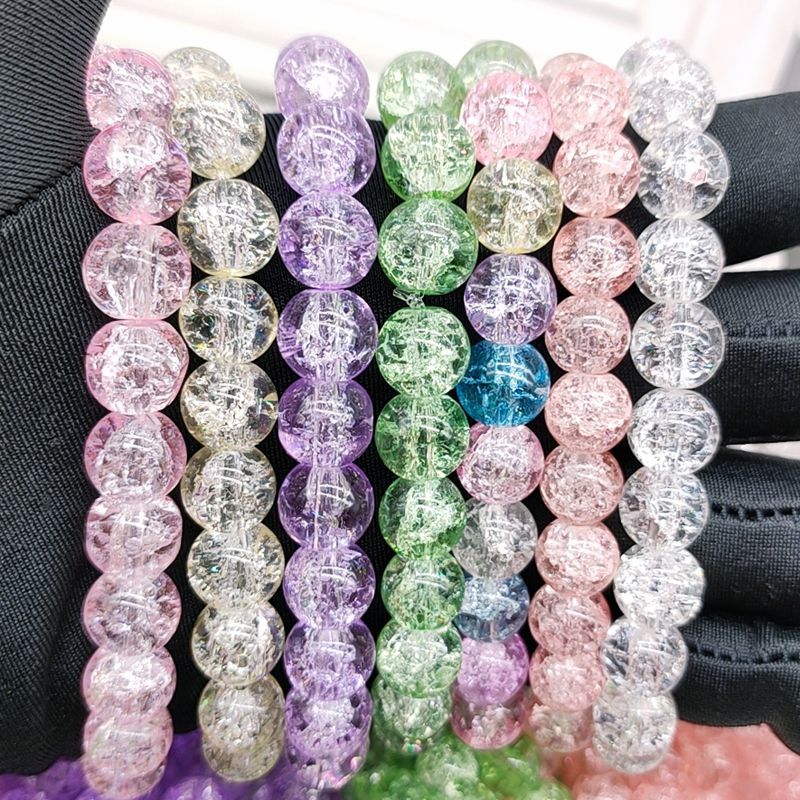 10cm Multi-Color Crushed Stone Crystal Bracelet Jewelry Bracelet Women's Collapse Accessories 2 Yuan Shop Ornament Wholesale 10cm Multi-Color Crushed Stone Crystal Bracelet Jewelry Bracelet Women's Collapse Accessories 2 Yuan Shop Ornament Wholesale