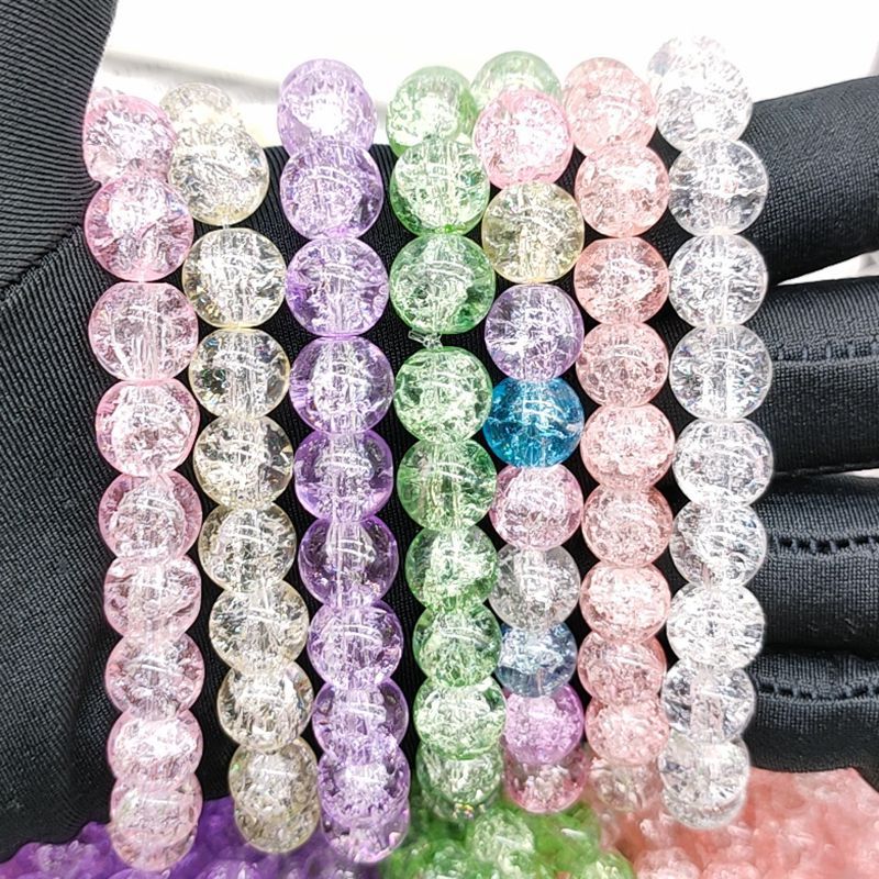 10cm Multi-Color Crushed Stone Crystal Bracelet Jewelry Bracelet Women's Collapse Accessories 2 Yuan Shop Ornament Wholesale 10cm Multi-Color Crushed Stone Crystal Bracelet Jewelry Bracelet Women's Collapse Accessories 2 Yuan Shop Ornament Wholesale