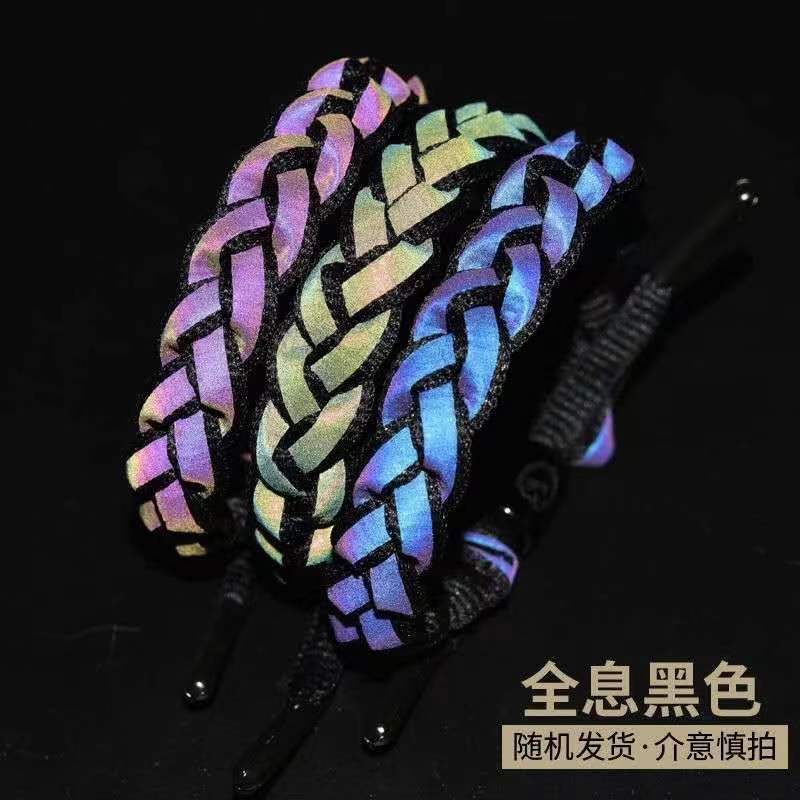 Lionking Holographic Reflective Lion Bracelet Couple&#039;s Color Changing Bracelet Male and Female Students Carrying Strap Drainage Gift