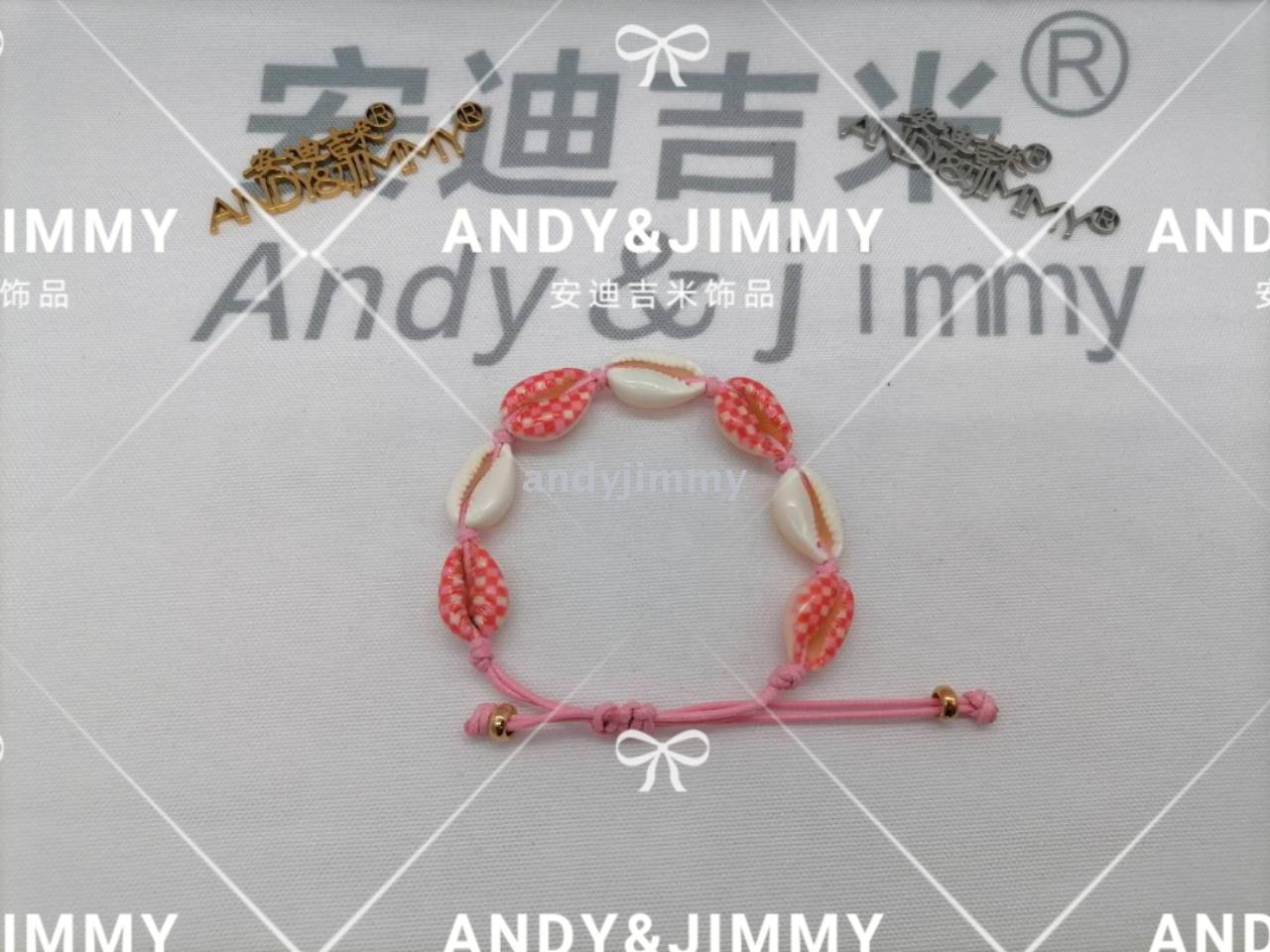 Beach Travel Souvenir, 2020 Best-Selling, Color Printing + Natural Conch Woven Bracelet, Factory Direct Sales