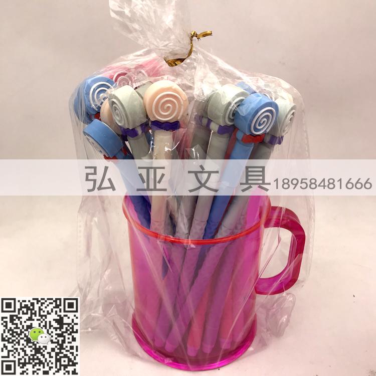 Cup - sized ball pen unicorn cartoon shape ball pen creative stationery gifts giant good writing in oil pen