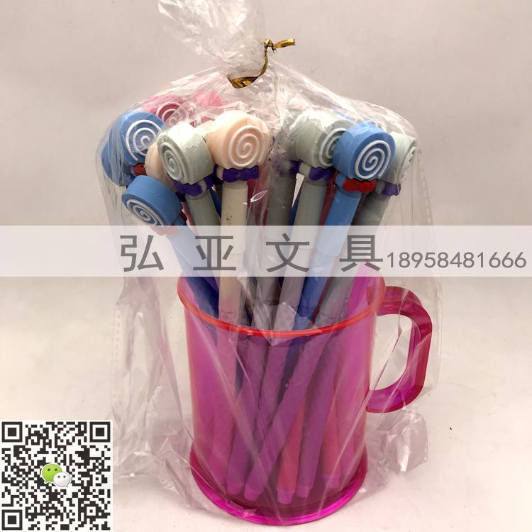 Cup - sized ball pen unicorn cartoon shape ball pen creative stationery gifts giant good writing in oil pen