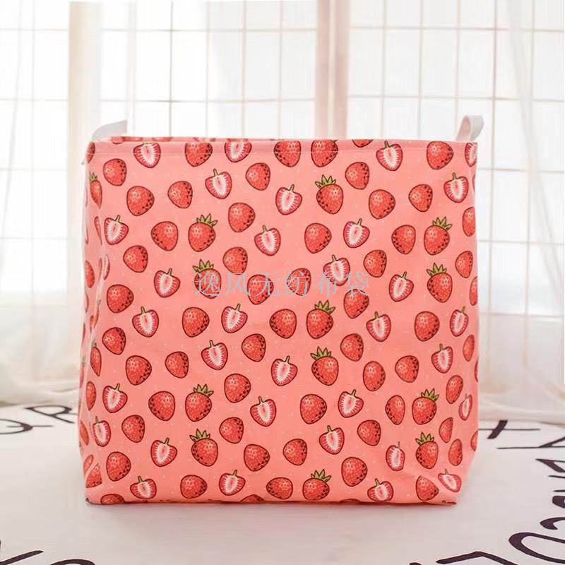 Cross-Border Supply Giant Can Hold Storage Basket Cotton Quilt Sundries Home Organizer Storage Bags Storage Box