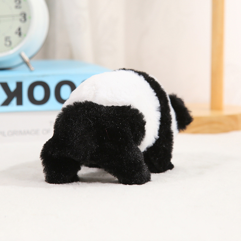 Factory Direct Sales New Electric Plush Toy Stall Supply Simulation Giant Panda Music Toy Wholesale Customization