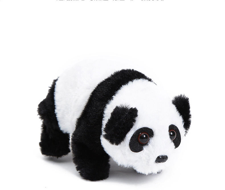 Factory Direct Sales New Electric Plush Toy Stall Supply Simulation Giant Panda Music Toy Wholesale Customization