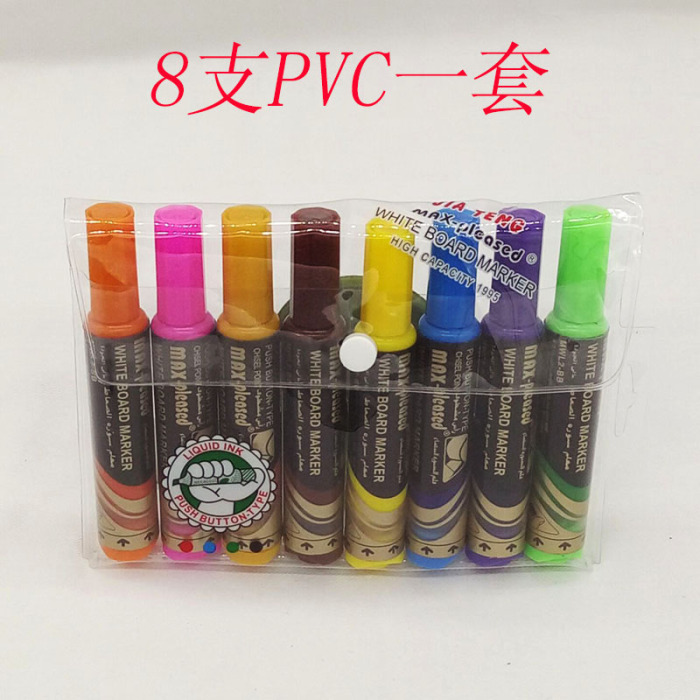 2-BB 8-color color head giant pencil-type whiteboard pen poster POP pen