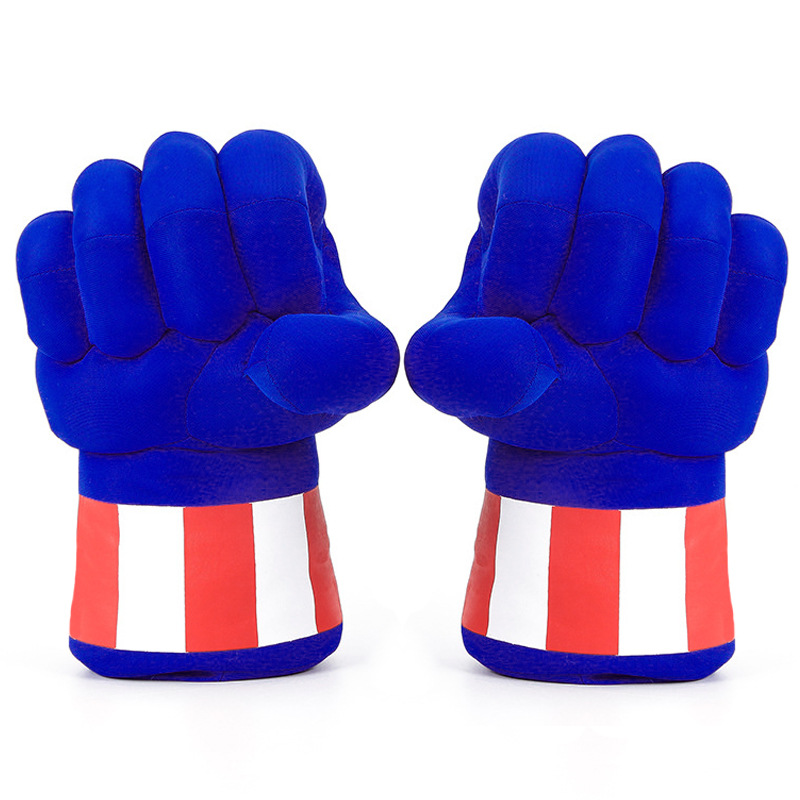 [Foreign Trade Cross-Border] New Green Fist Red Spider Gloves Plush Toy Manufacturer Children's Boxing Gloves Giant