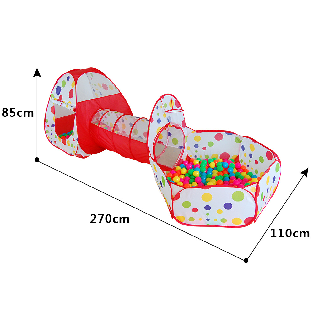Giant children's tent three-in-one folding Game Room Crawl tunnel can shoot bobo Ocean ball pool Giant children's tent three-in-one folding Game Room Crawl tunnel can shoot bobo Ocean ball pool