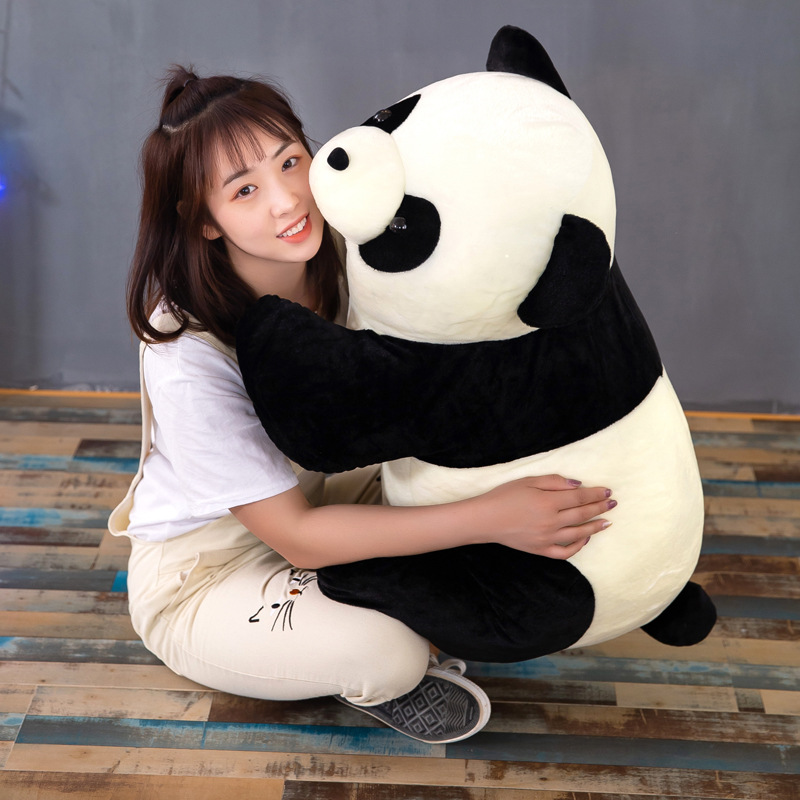 Simulation Giant Panda Doll Stuffed Doll Factory Wholesale Cute Animal Doll Custom Logo