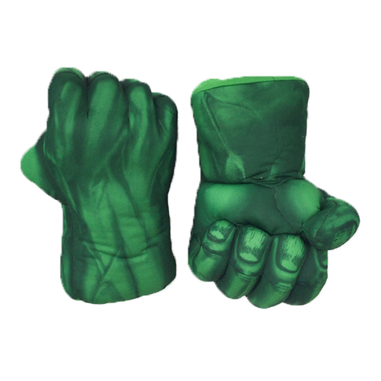 Starscream gloves factory outlet green fist plush toys knuckles hulk movie boxing toy undertakes to the giant