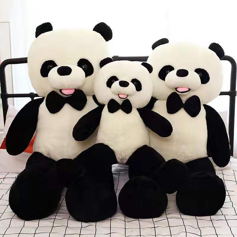 Giant panda doll, doll, plush toy panda Po panda national treasure toy