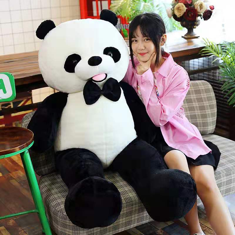 Giant panda doll, doll, plush toy panda Po panda national treasure toy