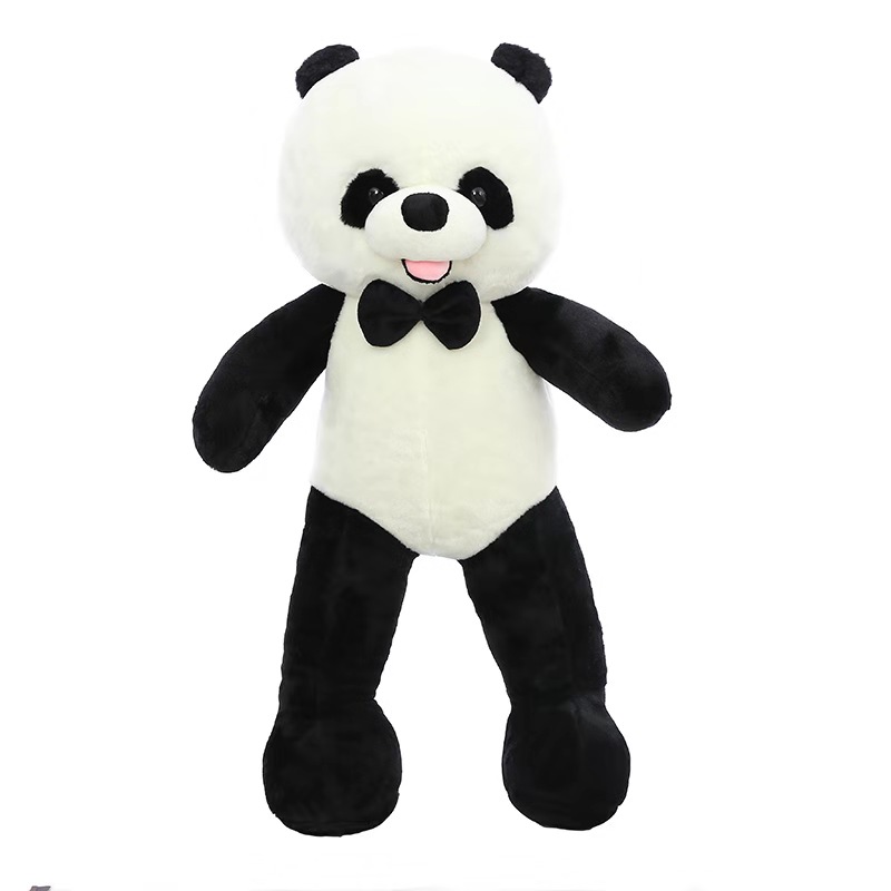 Giant panda doll, doll, plush toy panda Po panda national treasure toy