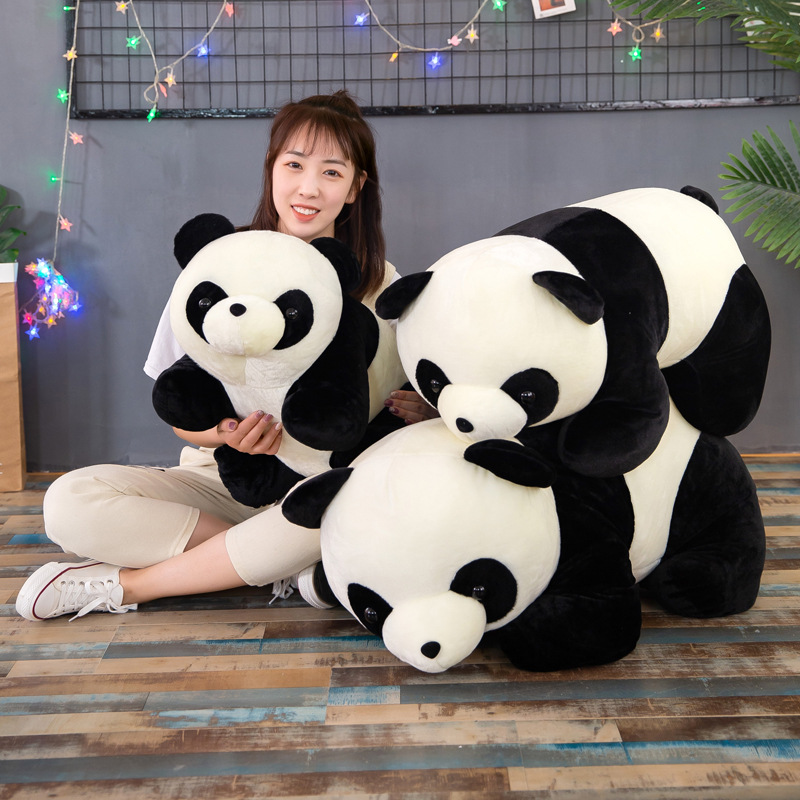 Simulation Giant Panda Doll Stuffed Doll Factory Wholesale Cute Animal Doll Custom Logo