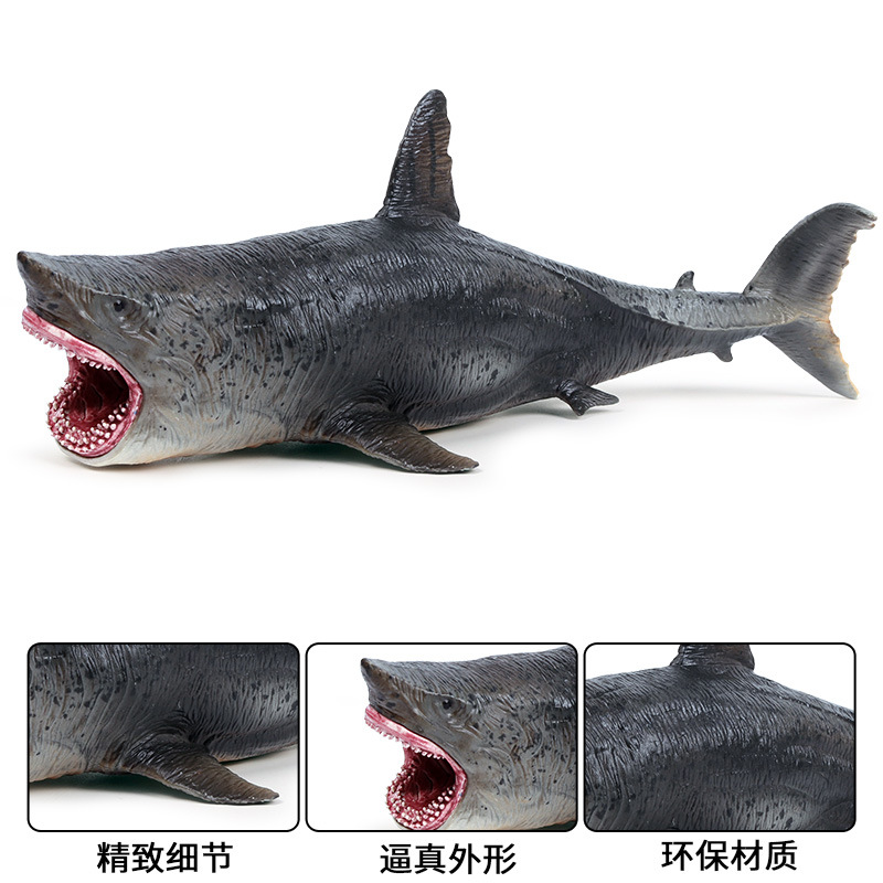 Simulation Model of Marine animals Giant aquarium man-eating shark SHARK Jaws Tiger Children Toy Furnishing articles Simulation Model of Marine animals Giant aquarium man-eating shark SHARK Jaws Tiger Children Toy Furnishing articles