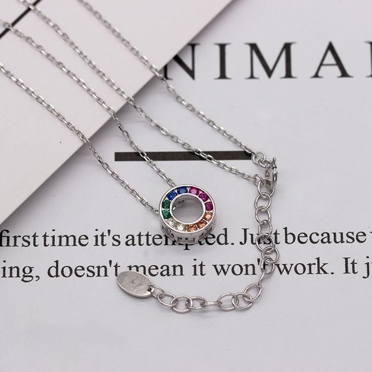S925 pure silver plated platinum use garnet goldfish necklace simple and stylish valentine &#039;s day gift popular in Chesapeake and Japan