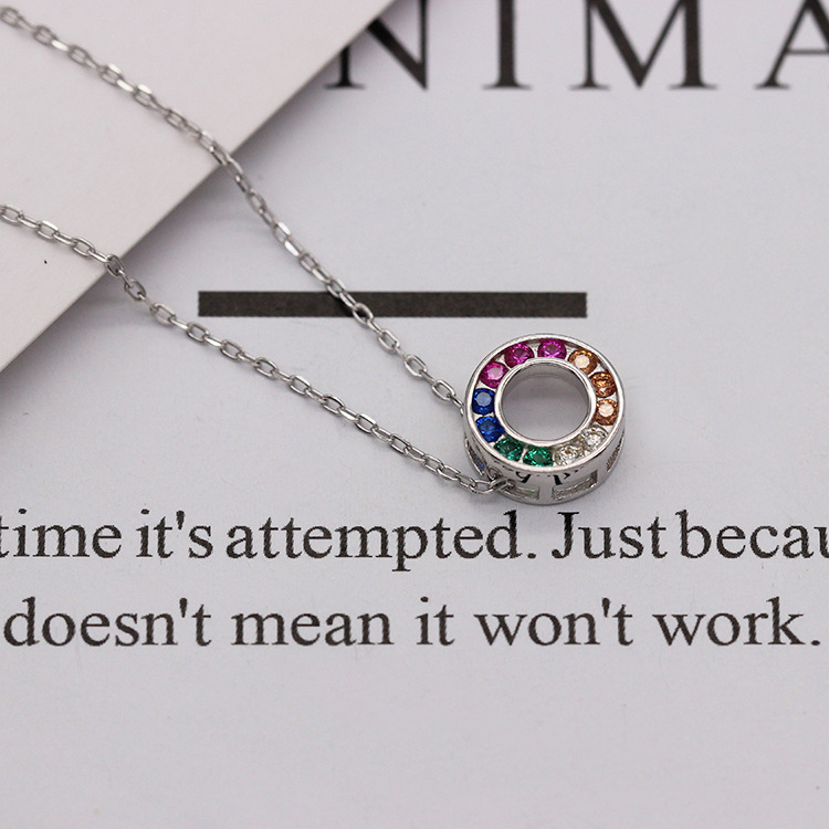 S925 pure silver plated platinum use garnet goldfish necklace simple and stylish valentine 's day gift popular in Chesapeake and Japan