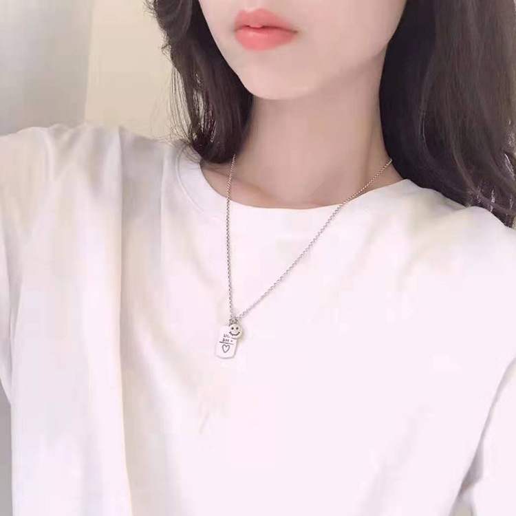 S925 pure silver plated platinum use garnet goldfish necklace simple and stylish valentine 's day gift popular in Chesapeake and Japan