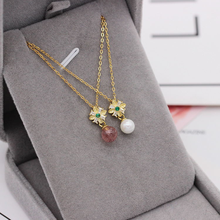 S925 pure silver plated platinum use garnet goldfish necklace simple and stylish valentine 's day gift popular in Chesapeake and Japan S925 pure silver plated platinum use garnet goldfish necklace simple and stylish valentine 's day gift popular in Chesapeake and Japan