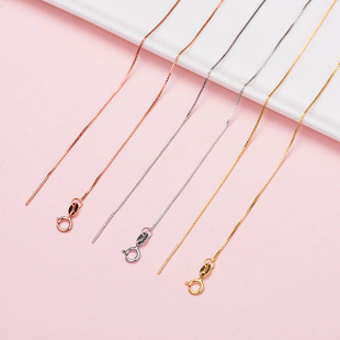 S925 pure silver plated platinum garnet crescent moon necklace simple and grace valentine's day gift from Japan and Korea S925 pure silver plated platinum garnet crescent moon necklace simple and grace valentine's day gift from Japan and Korea