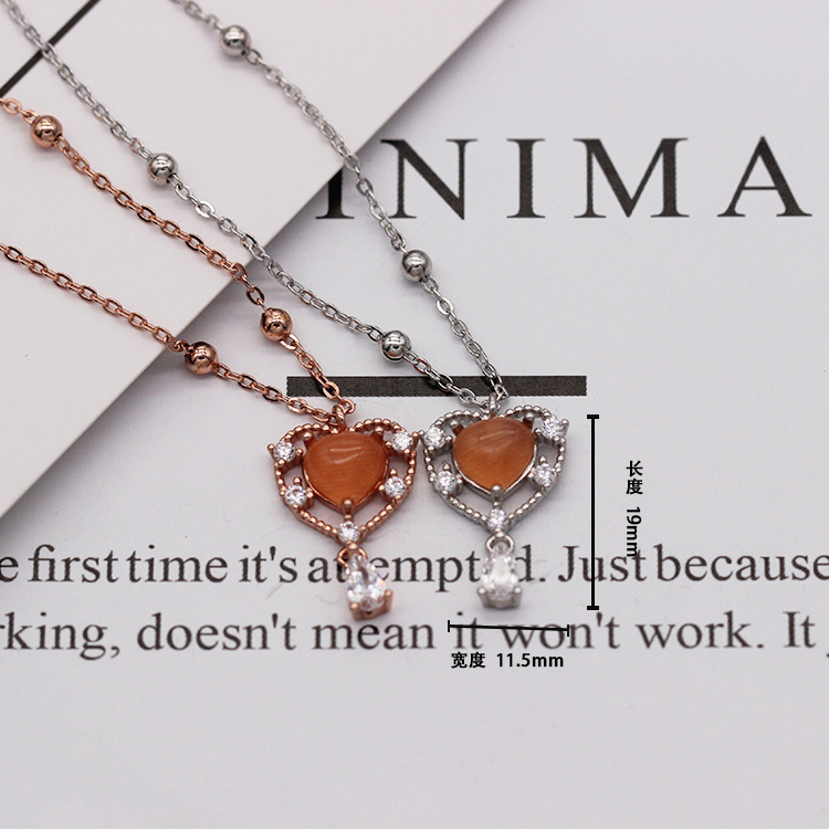 S925 pure silver plated platinum use garnet goldfish necklace simple and stylish valentine 's day gift popular in Chesapeake and Japan S925 pure silver plated platinum use garnet goldfish necklace simple and stylish valentine 's day gift popular in Chesapeake and Japan