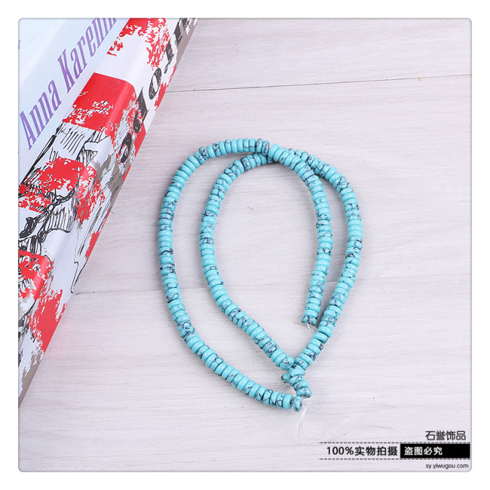 Turquoise spacer beads of the abacus with the beads of the pearl of the game string of bodhi Buddha beads accessories