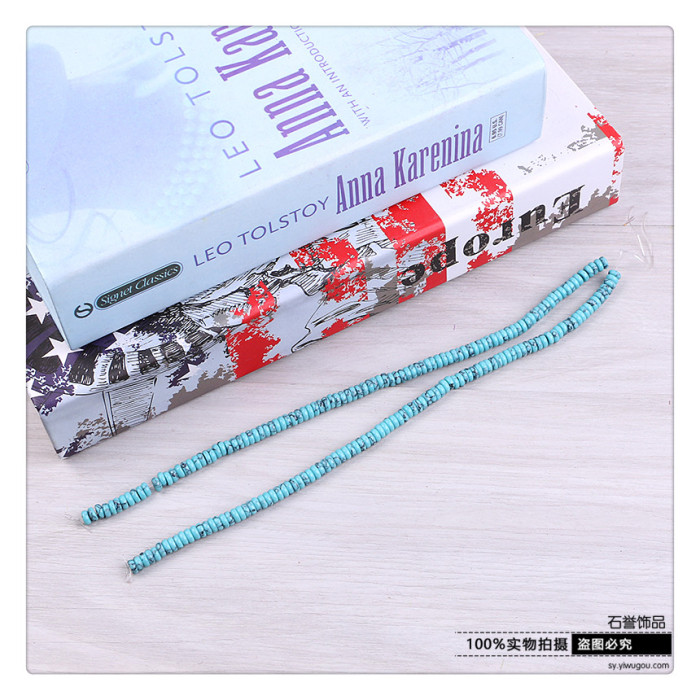 Turquoise spacer beads of the abacus with the beads of the pearl of the game string of bodhi Buddha beads accessories