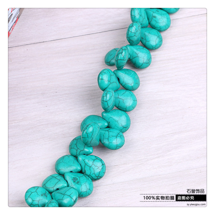 Drop shape turquoise scatter beads diy jewelry accessories handmade beads material necklace bracelet beads