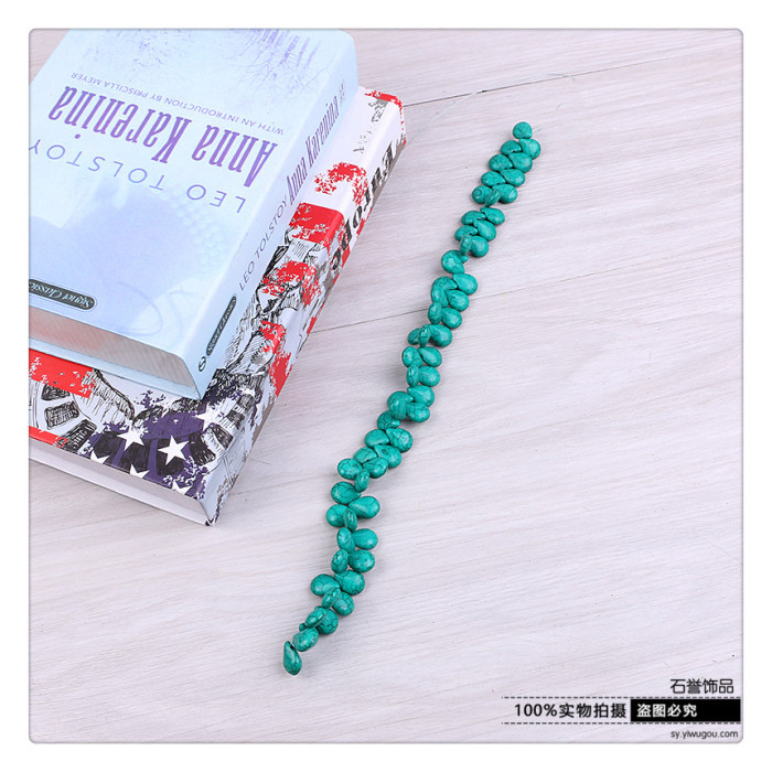 Drop shape turquoise scatter beads diy jewelry accessories handmade beads material necklace bracelet beads